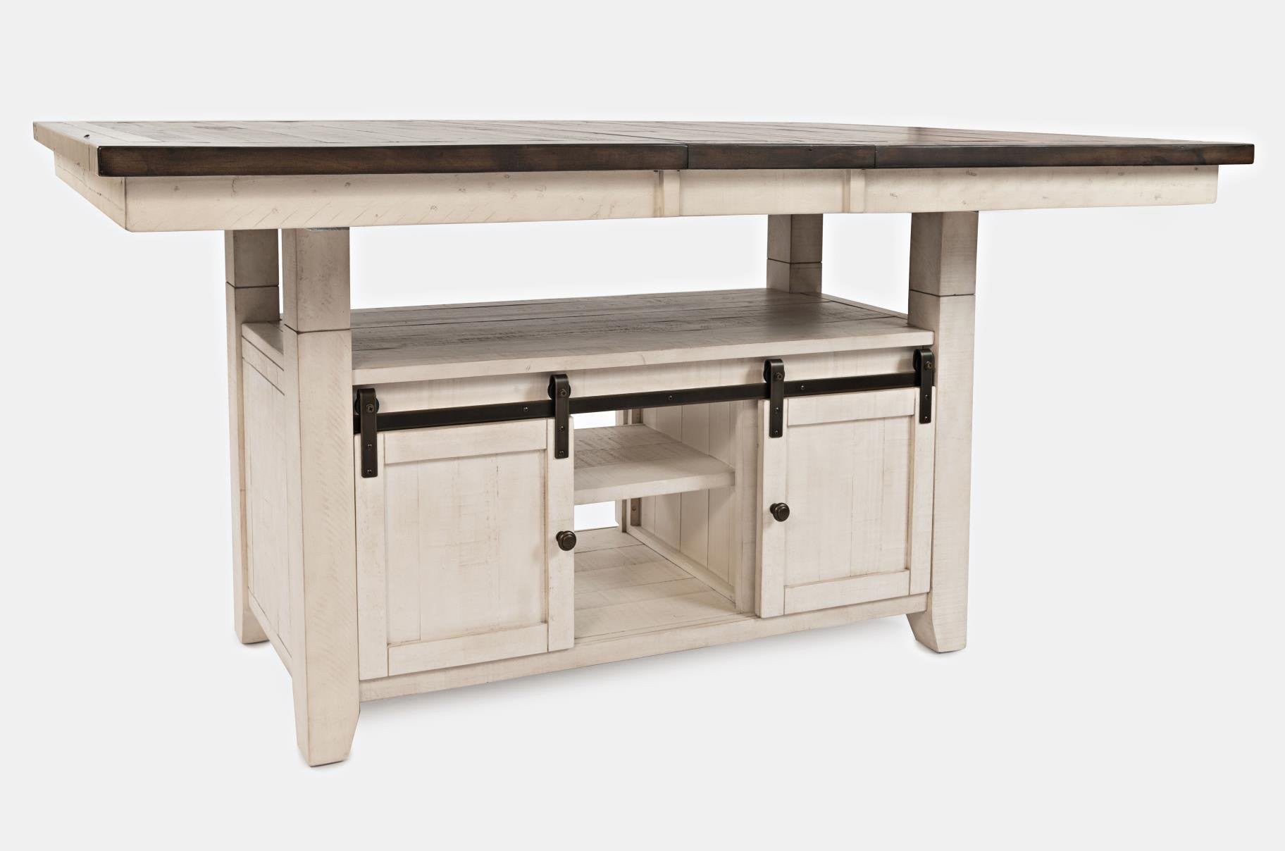 Madison County Adjustable Height Dining Room Set (Vintage White)