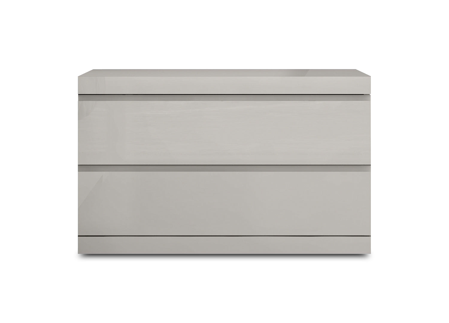 Ambrossi Light Gray Large Modern Nightstands