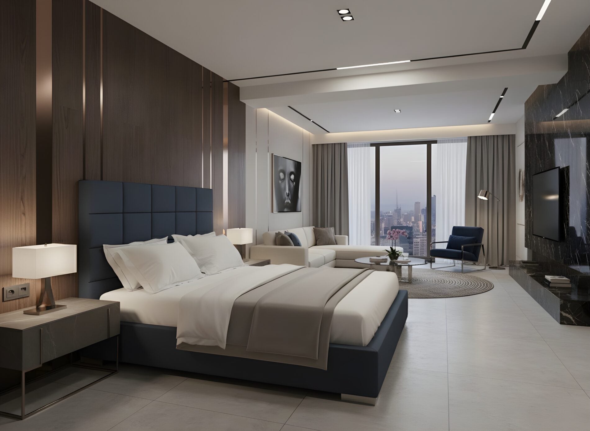 Alba Custom Modern Platform Bed
