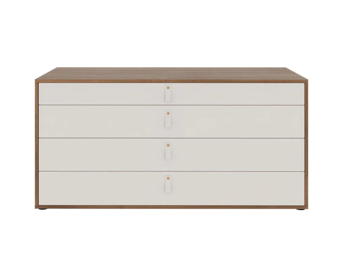 Agora Walnut Modern Dresser