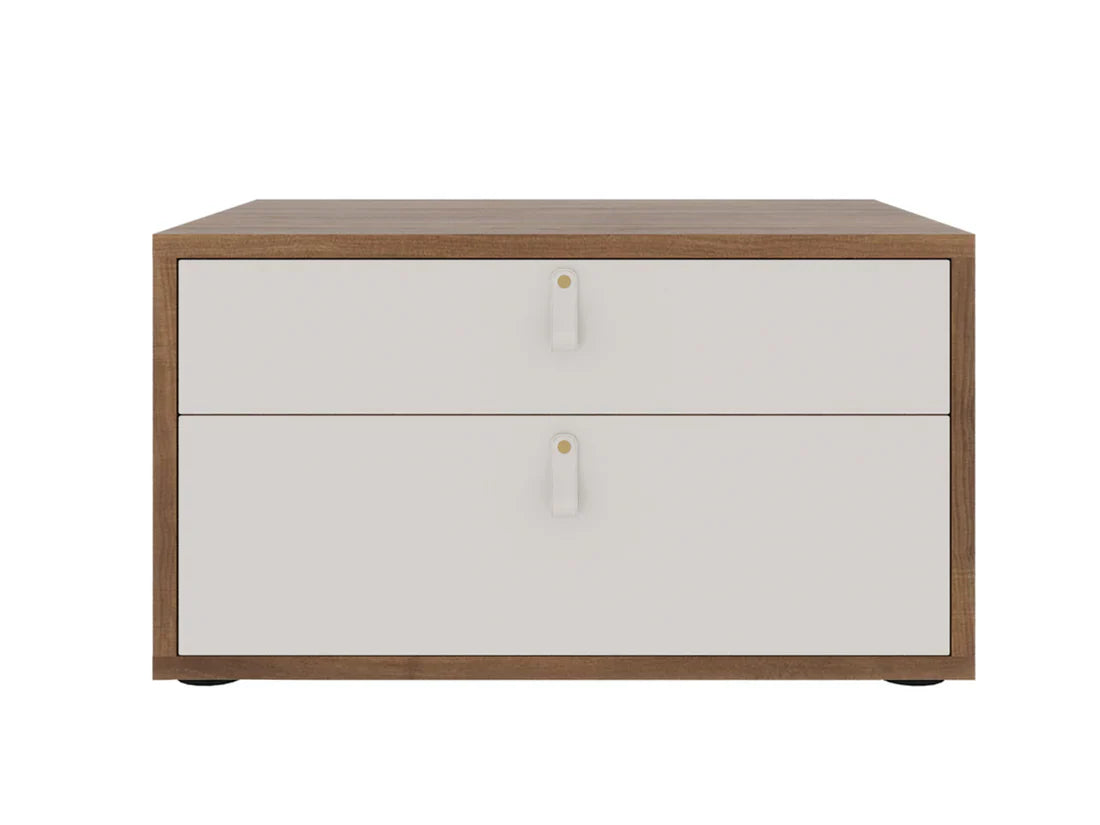 Agora Walnut Contemporary Nightstands