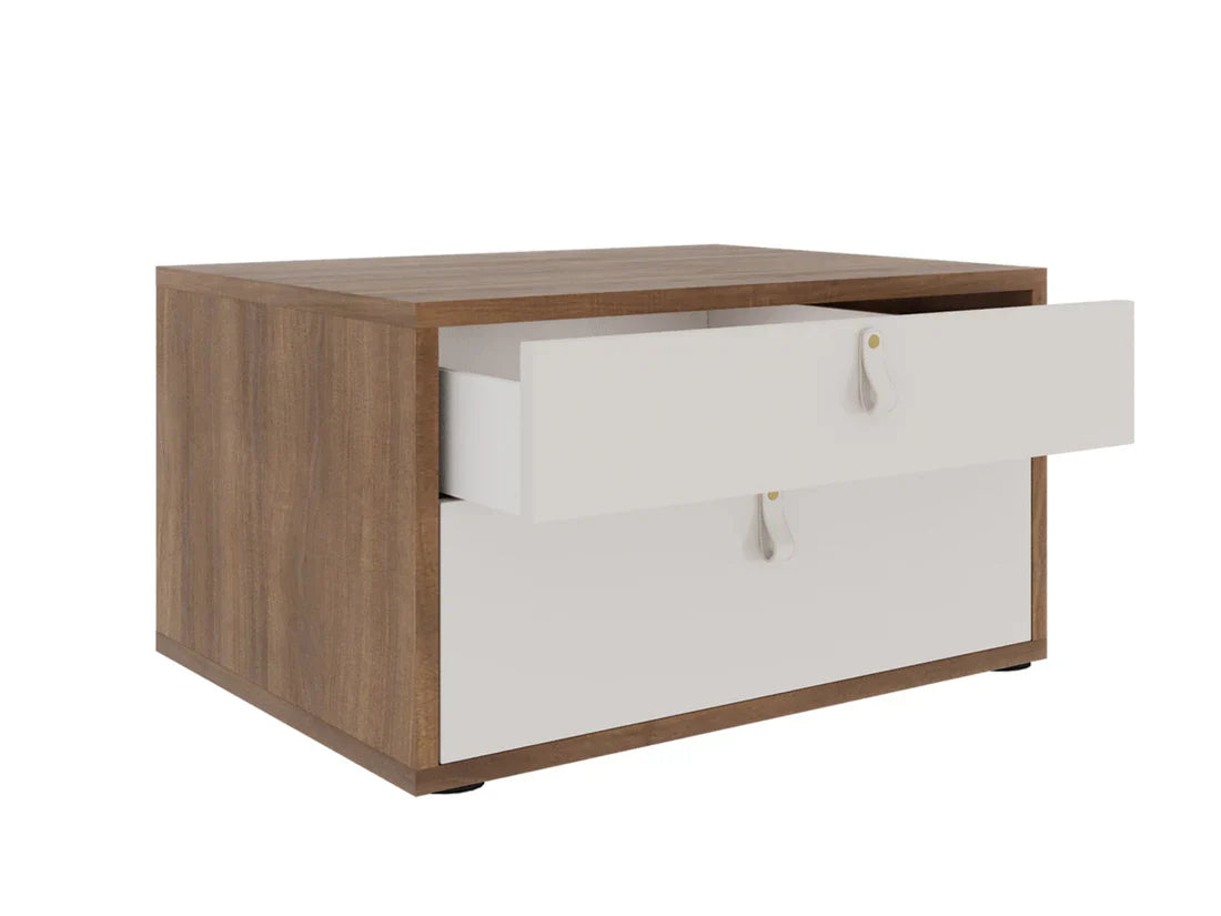 Agora Walnut Contemporary Nightstands