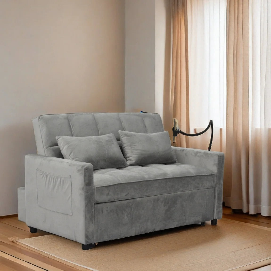 3 in 1 Convertible Sleeper Sofa Bed
