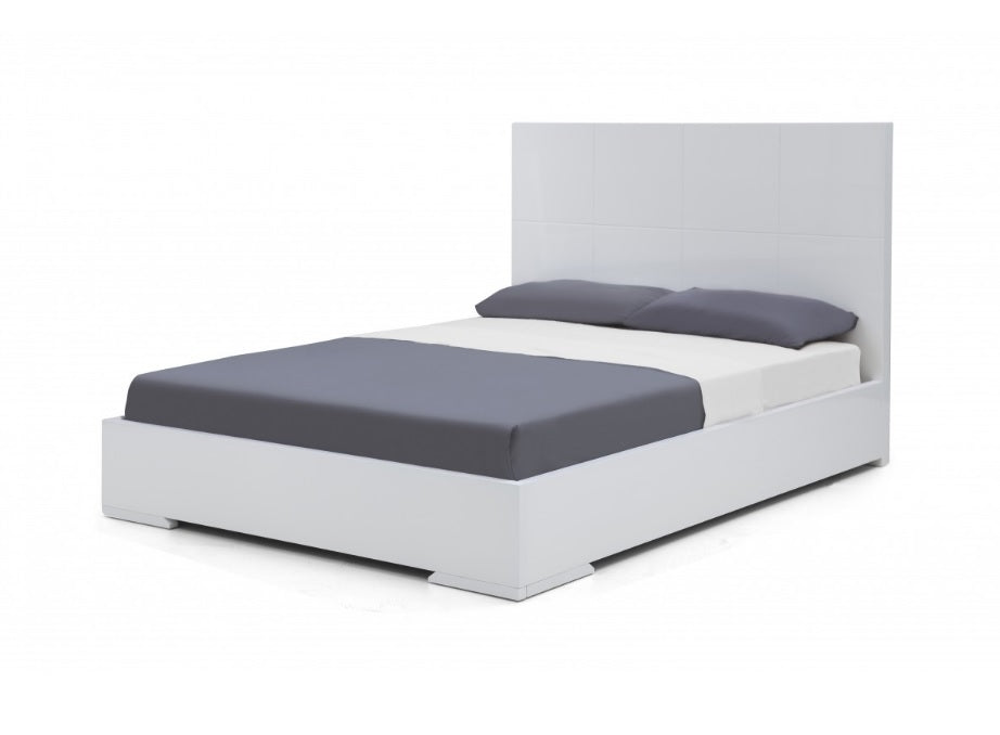 Ambrossi White Contemporary Beds