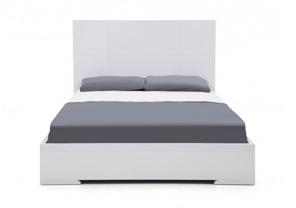 Ambrossi White Contemporary Beds