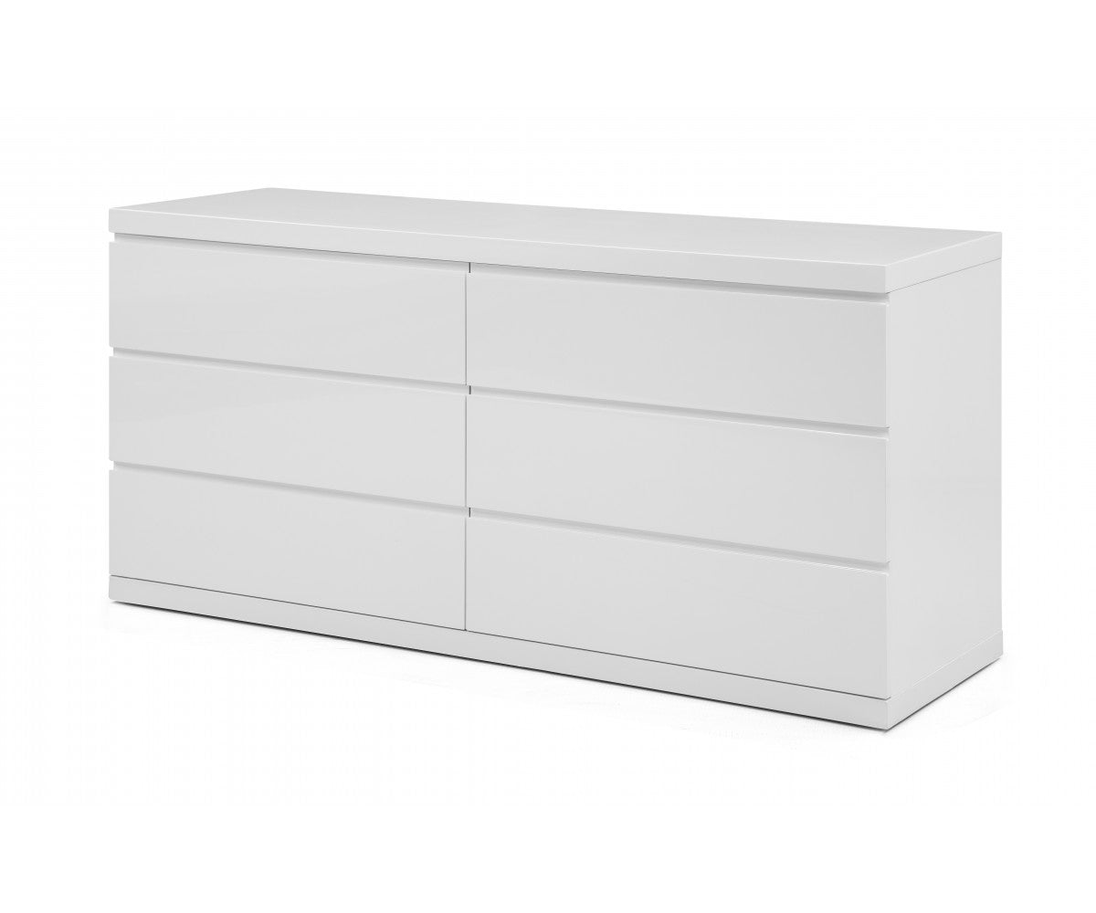 Ambrossi White Double Contemporary Dressers